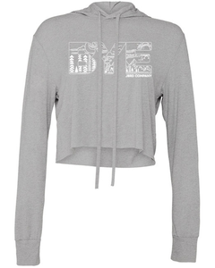 Bye Crop Hoodie Tee